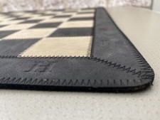 Black Leather Chess Mat -