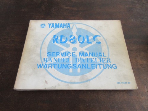 Yamaha rd80lc 1982 - 1982, service