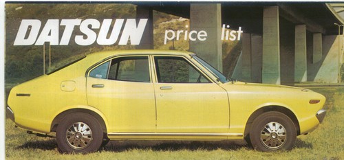 Datsun price list 1973 oct - 1973,