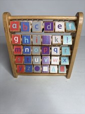 Hamleys Wooden Toys Kids  2-in-1 Math Beads & ABC Animal Abacus Educational Toys