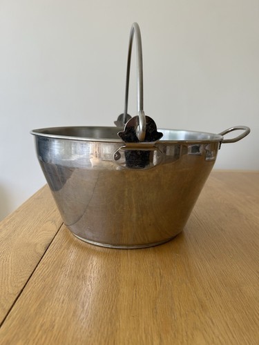 Stainless steel preserving pan - steel,