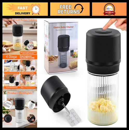 Electric butter churn maker - electric,