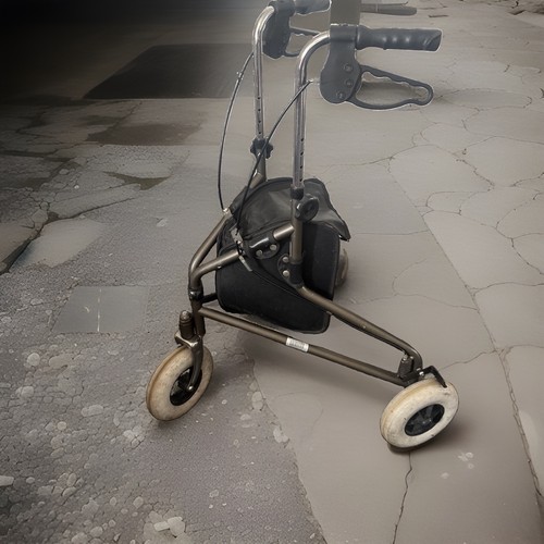 Wheel assisted walker with - wheel,