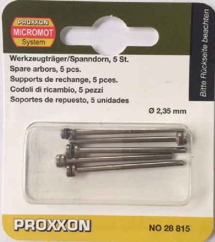 Proxxon mandrels spare arbors - mandrels,