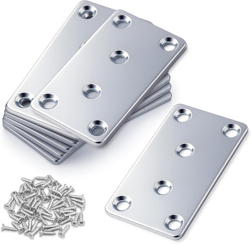 Flat brackets for wood 10 - flat,