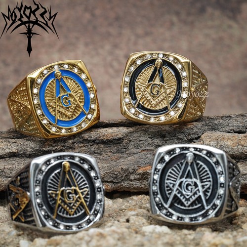Masonic ring freemason men - masonic, men's
