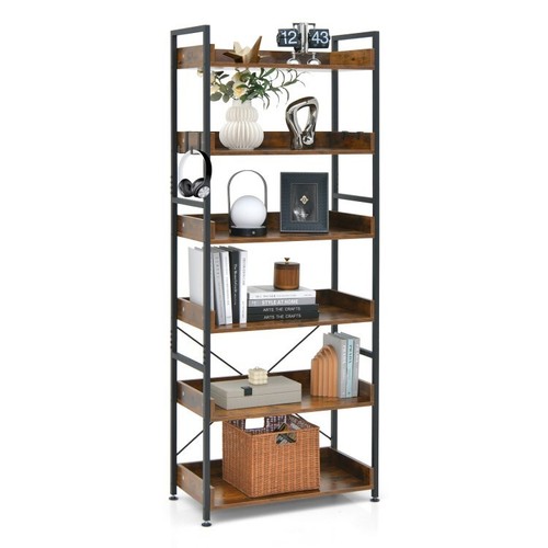 Tier industrial bookshelf - 6-tier,