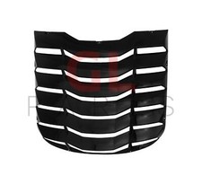 FOR FORD MUSTANG 2015-2018-Rear Window Louver Cover Sun Shade Black Glossy New