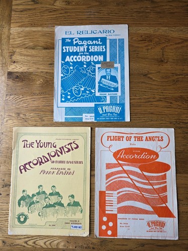 Vintage accordion sheet music - vintage,