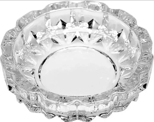 17cm large crystal cut glass - large,