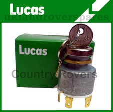 LAND ROVER SERIES 2A & 3 IGNITION SWITCH + KEYS PETROL MODELS LUCAS 551508 1967>