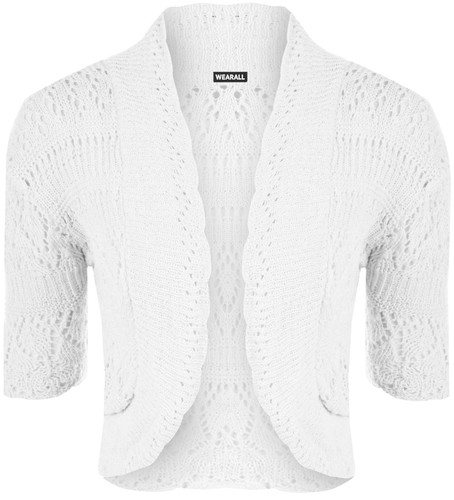 Ladies crochet shrug bolero - ladies,