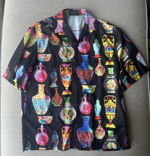 Versace vase print - silk, shirt