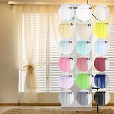 Megachest a pair of slot top voile curtain 56" wide 2 Panels