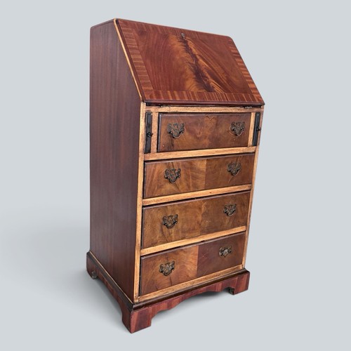 Antique mahogany oak writing - antique, &