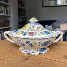Antique china tureen with lid, Mason's Ironstone, Regency pattern C4475