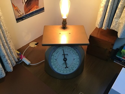 Antique salter coin scales - antique,
