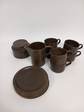 Retro Crown Clarence Ironstone Coffee Set 'Agincourt' by Jon Anton 60's/70's