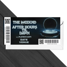 The Weeknd Ticket After Hours