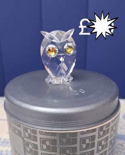 Swarovski crystal little owl - swarovski,