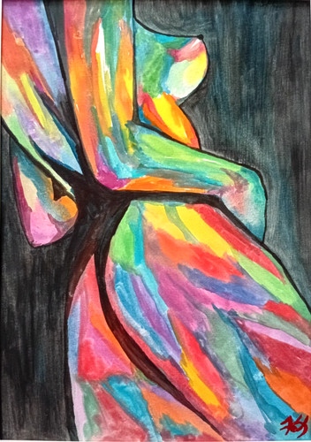 Turned away new original - away,