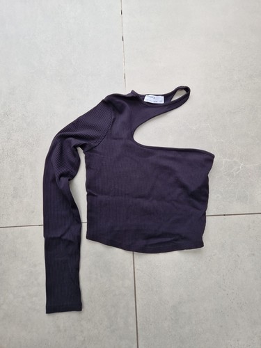 Bershka black one arm - black,