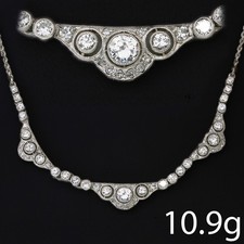Edwardian Diamond Bella Epoque Necklace