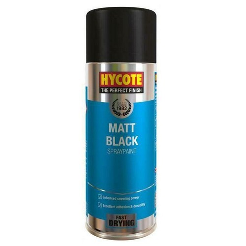Hycote matt black spray - matt,