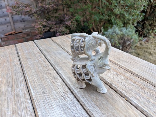 Fretwork hand carved soapstone - fretwork,