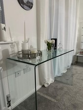 Tempered Glass Console Table