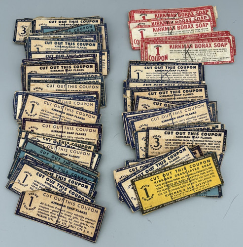 Vintage coupons kirkman soap - coupons,
