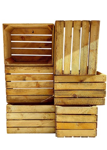 Vitnage wooden crates sets - wooden, in