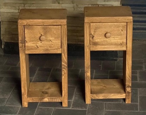 Pair rustic lamp - pair, of