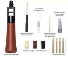 Leather Sewing Awl and Thread Kit – Speedy Stitcher Tool Set for DIY