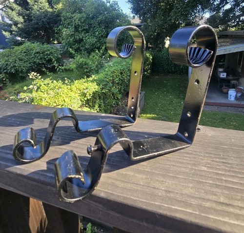 Pair wrought iron - of,