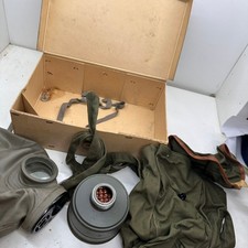 Original WW2 Finnish / German Home Front Civilian Mask Set M39 1939 - Complete