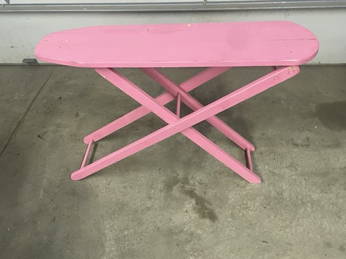 Vintage pink wooden - vintage, ironing