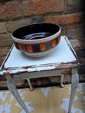 West German Vintage Pottery Dish Bowl