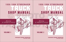 Studebaker Truck Shop Manual 1956 1957 1958 1959 1960 1961 1962 1963 1964 Pickup