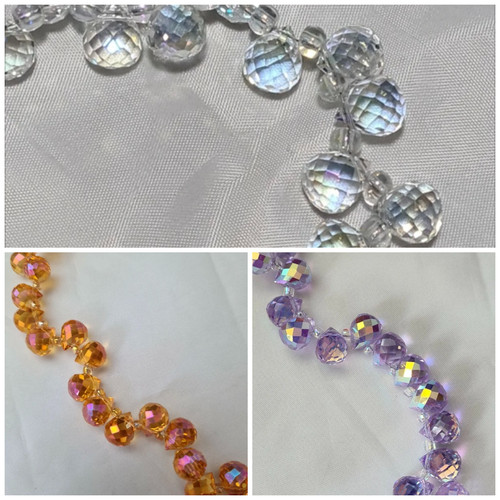 Glass teardrop beads 5mm - glass,