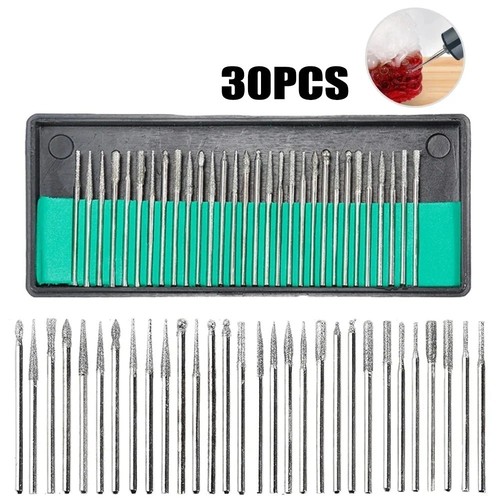 30pc diamond burr rotary - burr, tool