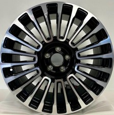 20"black pol alloy wheels for