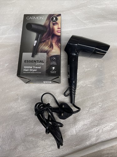 Carmen black travel hair - hair, dryer