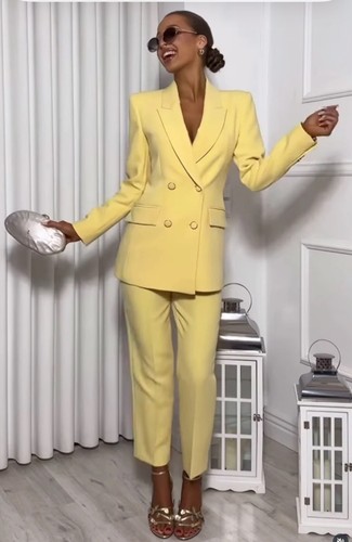 Zara new yellow double - new,
