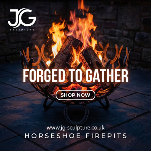 Horseshoe fire pit - horseshoe,
