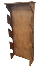 Wooden Newspaper Magazine Rack Shelf Storage Mail Holder Wall Mounted Stand