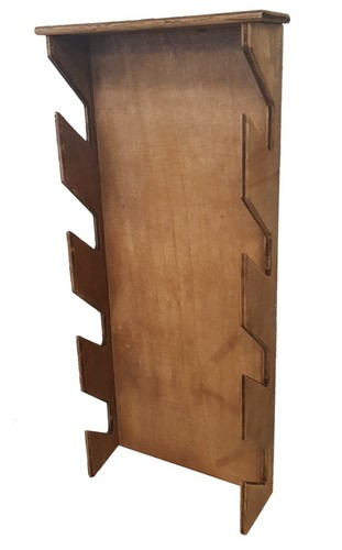 Wooden newspaper magazine rack - magazine,