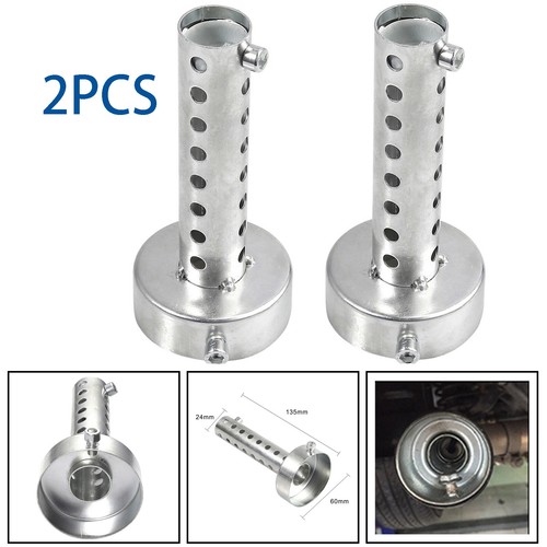 2pcs 60mm motorcycle exhaust - 60mm,