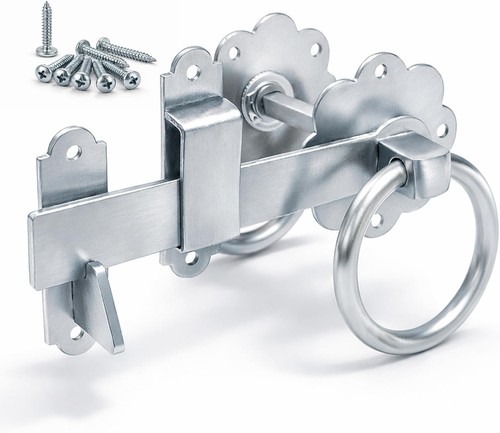 150mm galvanised ring gate - 6"/150mm,