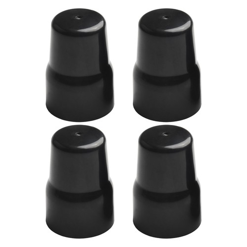 Black plastic radiator valve - black,